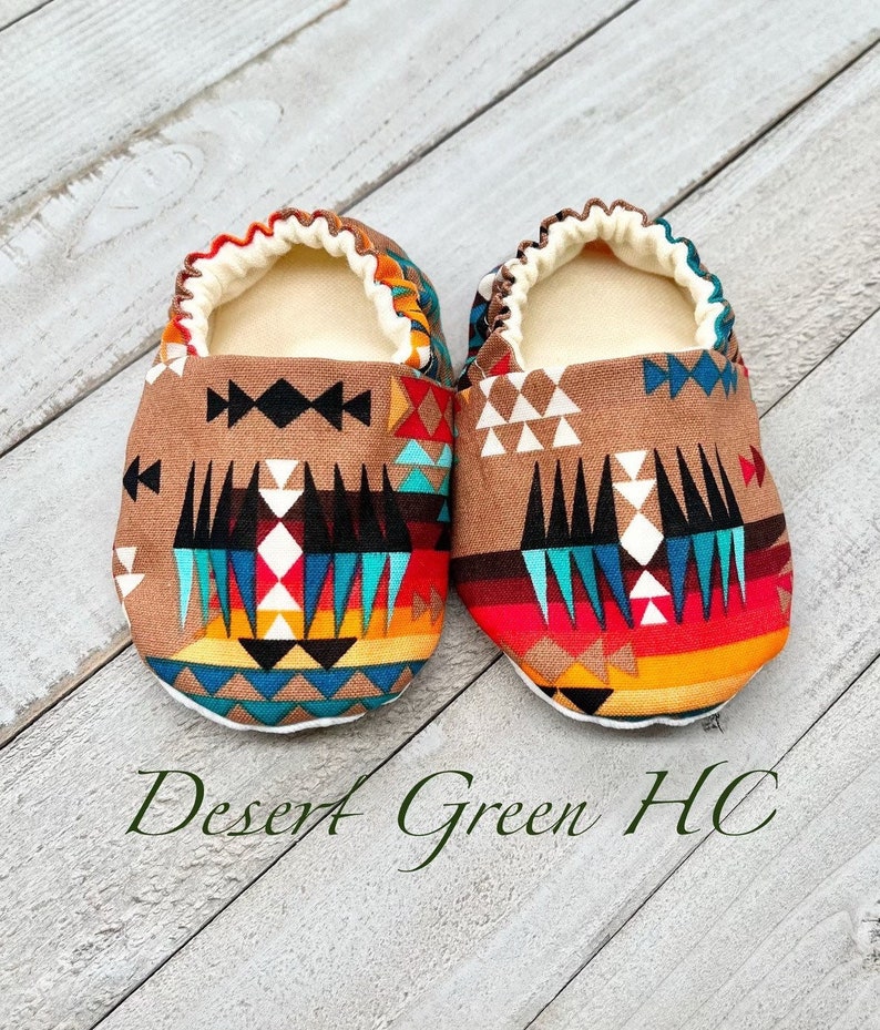 southwest baby shoes booties moccasins slippers crib shoes