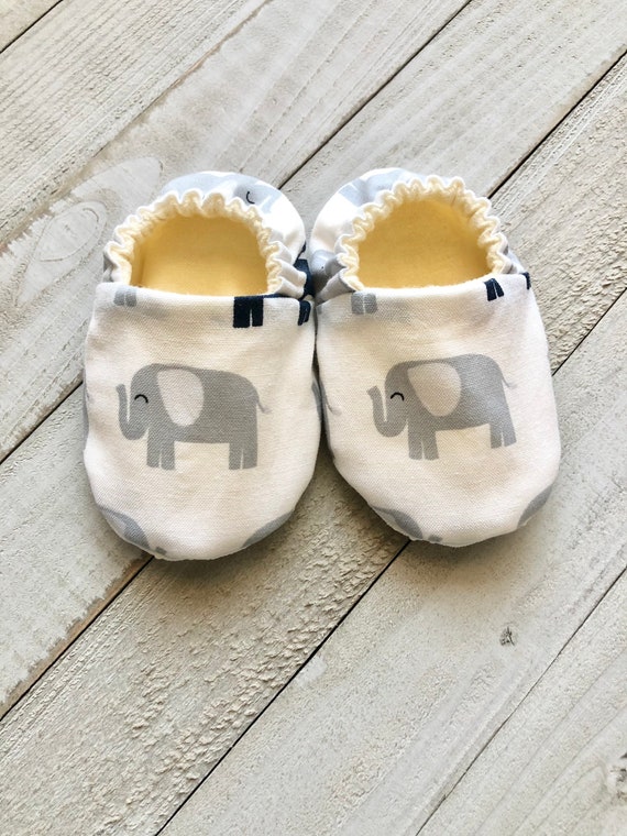 Elephant Baby Shoes Crib Shoes Baby Booties Toddler Shoes Etsy