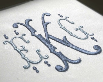 4 sizes Krakow Fishtail Embroidery Alphabet/ Files for Embroidery Machines / Fishtail Embroidery Font / BX files Fish tail font