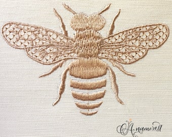 Bee Motif Embroidery Design / Pattern. Instant Download files for Embroidery Machines