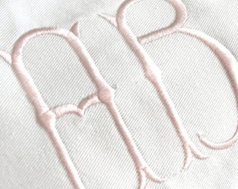 1" & 2" Fancy Fishtail Embroidery Font, Instant Download for Embroidery Machines / BX font
