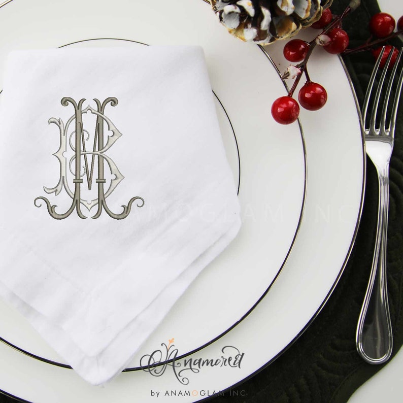 Interlocking M and B Embroidery Monogram Design for Machine Embroidery ...