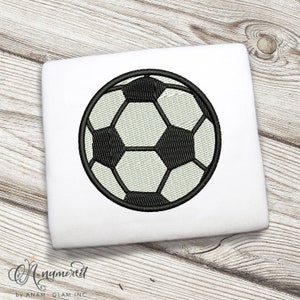 Soccer Ball Embroidery Design Pattern for Embroidery Machine / Sports Embroidery