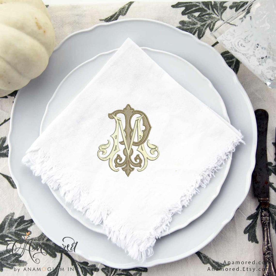 Interlocking M and P Monogram Embroidery Design / Machine Embroidery ...