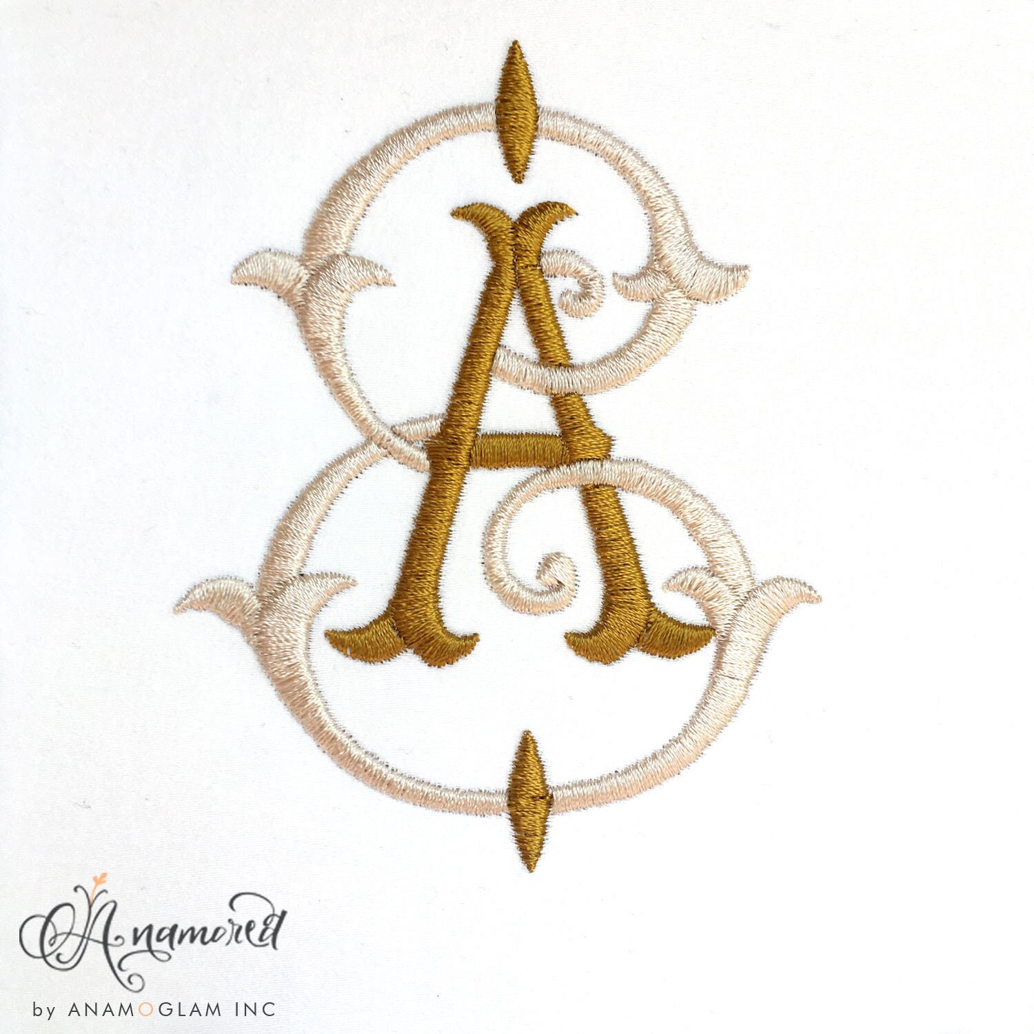 Interlocking A and E Embroidery Monogram Design for Machine Embroidery ...
