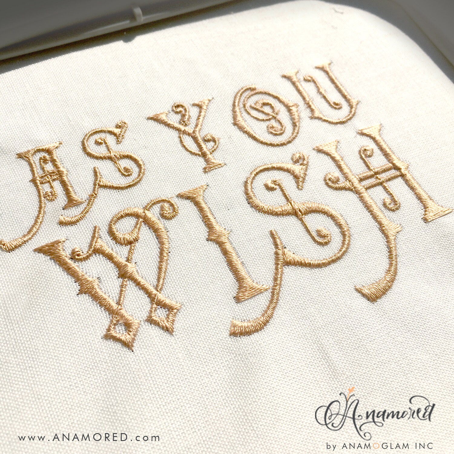 As You Wish Embroidery Design for Embroidery Machine Etsy
