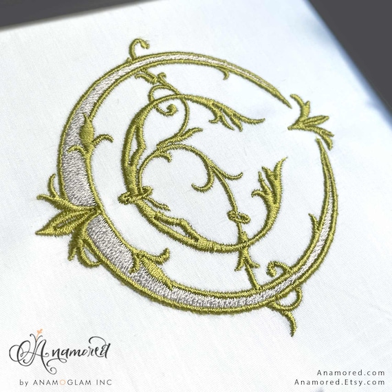 Monogram Letter C Embroidery Designs