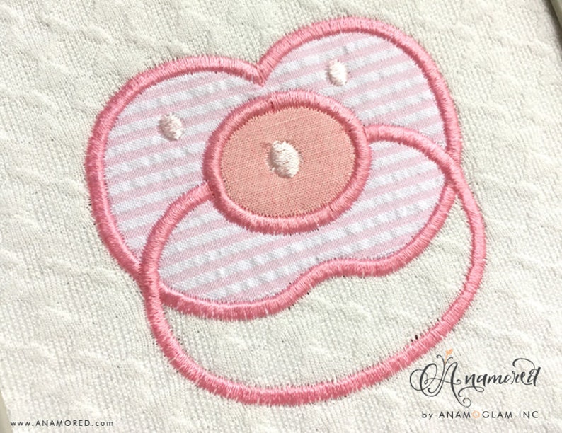 Baby Pacifier Applique Embroidery Design / Machine Embroidery Etsy