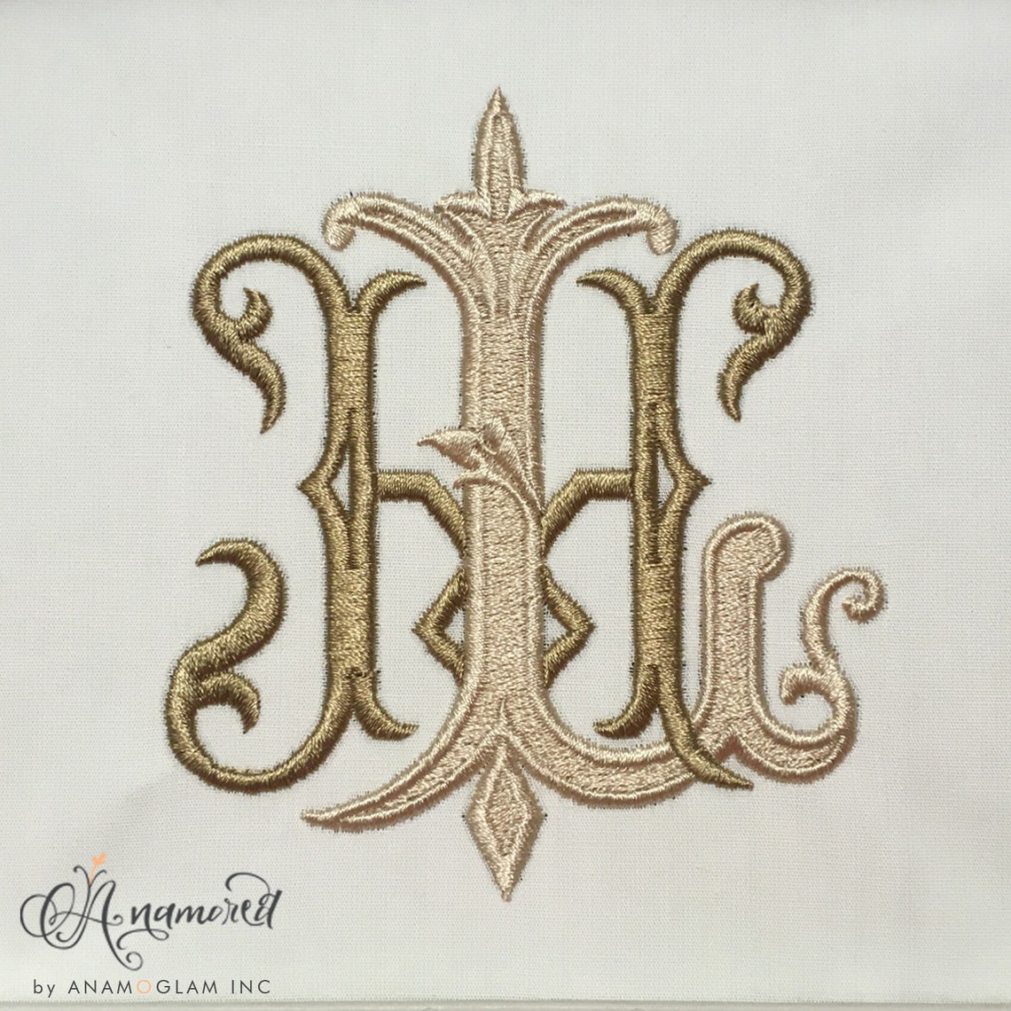 Interlocking LH Embroidery Monogram (digital Download) - Etsy