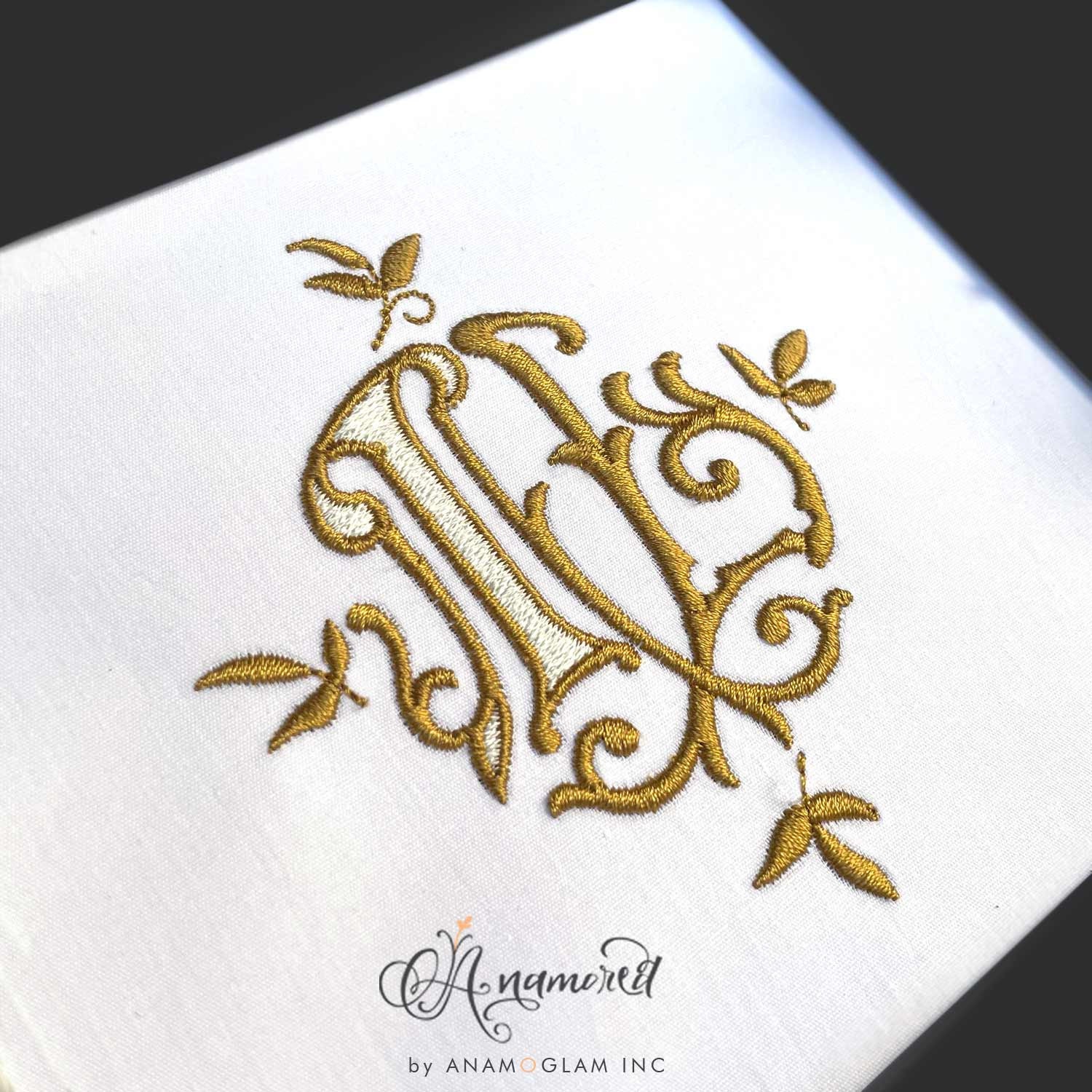 Monza Interlocking M and L Embroidery Monogram Design for Machine ...