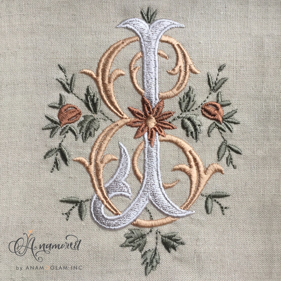 Interlocking EJ Monogram Embroidery Design (digital Download) - Etsy