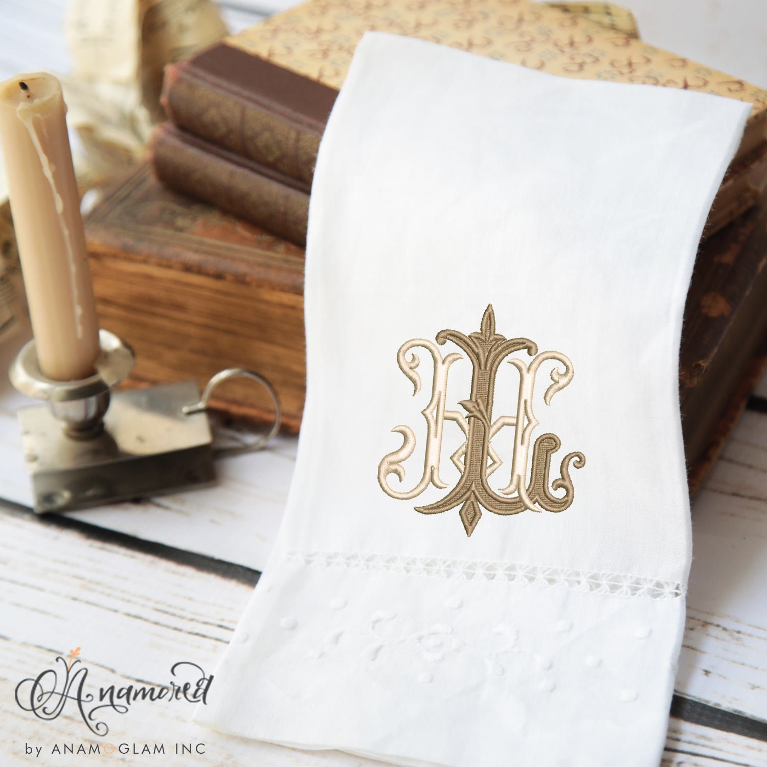 Interlocking LH Embroidery Monogram (digital Download) - Etsy