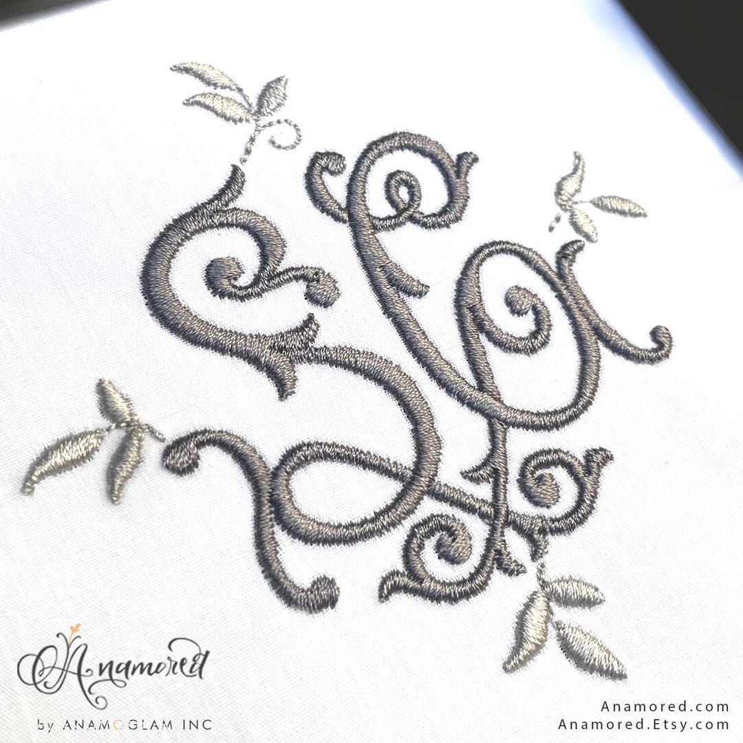 Monza Interlocking S and G Embroidery Monogram Design for Machine ...