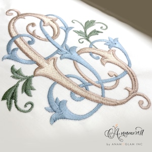 Interlocking C and L Embroidery Monogram Design for Machine Embroidery | Instant Download