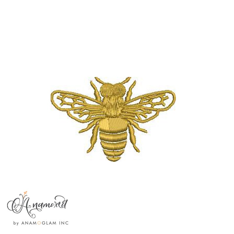 Bee Embroidery Design / Pattern. Instant Download files for Embroidery Machines image 2