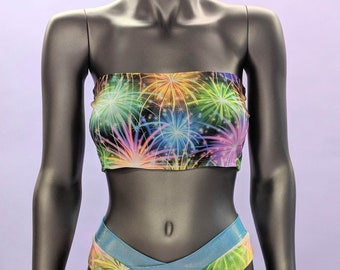 Fireworks Tube Top Bandeau