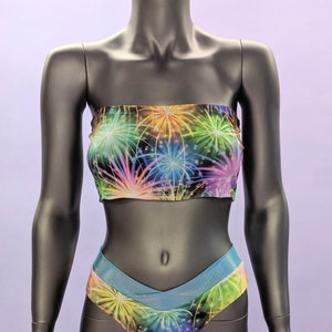 Fireworks Tube Top Bandeau