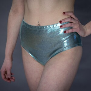 Mint Holo BoPeep Shorts