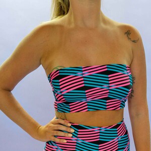 3D Tube Top Bandeau