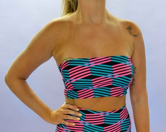 3D Tube Top Bandeau