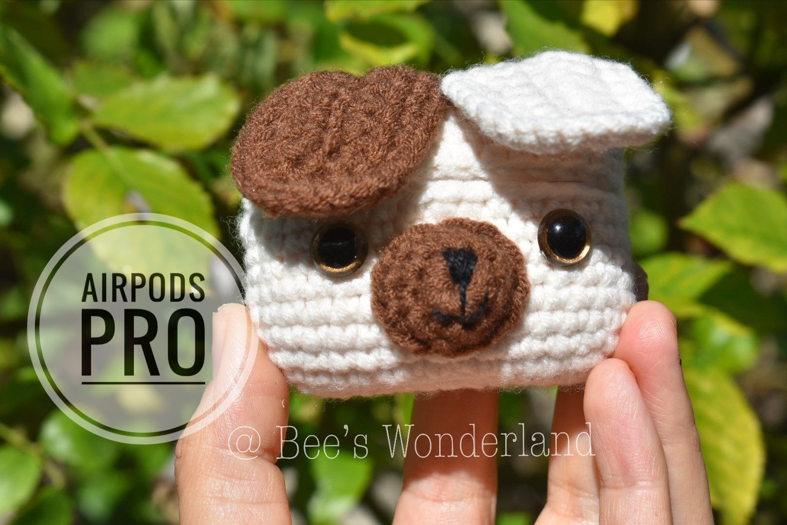 Crochet Pug Airpod Case Crochet Dog Airpod Pro Case Cute Knitted