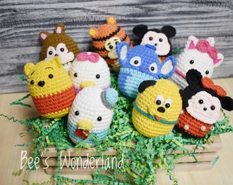 Disney Tsum Tsum au crochet - Porte-clés