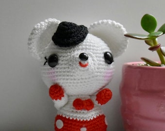 Peluche de crochet - Minnie Mouse a crochet - Amigurumi - Regalo para guardería