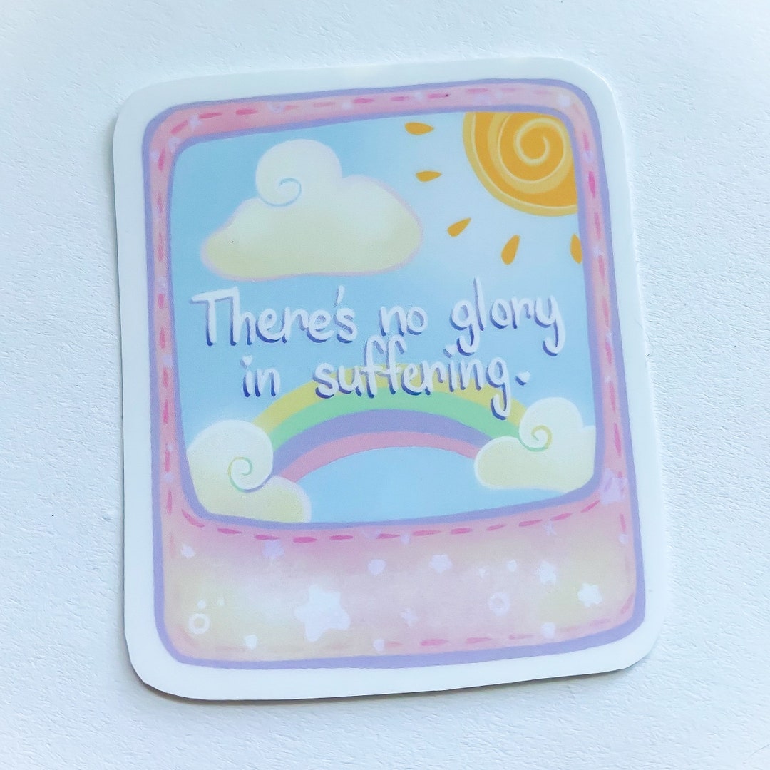 Glossy Vinyl Sticker Waterproof Decal Inspirational - Etsy