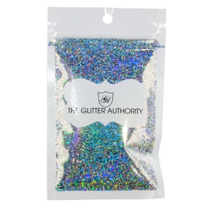 Silver Holographic Glitter for Nails, Tumblers and Resin