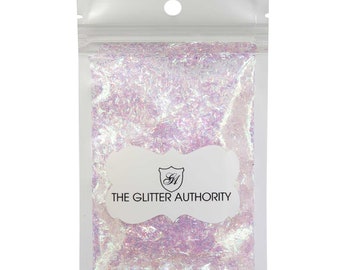 White Iridescent Glitter Bars for Chunky Glitter Mix, Resin Art, Slime Supplies and More