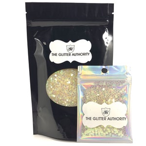 Iridescent Opal Confetti Glitter Stars for Custom Tumblers, Epoxy or Resin Art