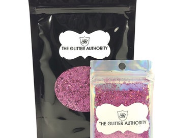 Pink Holographic Confetti Glitter Bars for Chunky Glitter Mixes, Slime, Resin Art and Custom Tumblers