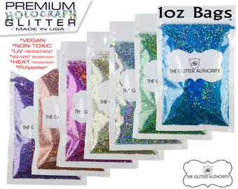 Holographic Glitter for Nail Art, Glitter for Resin and Epoxy