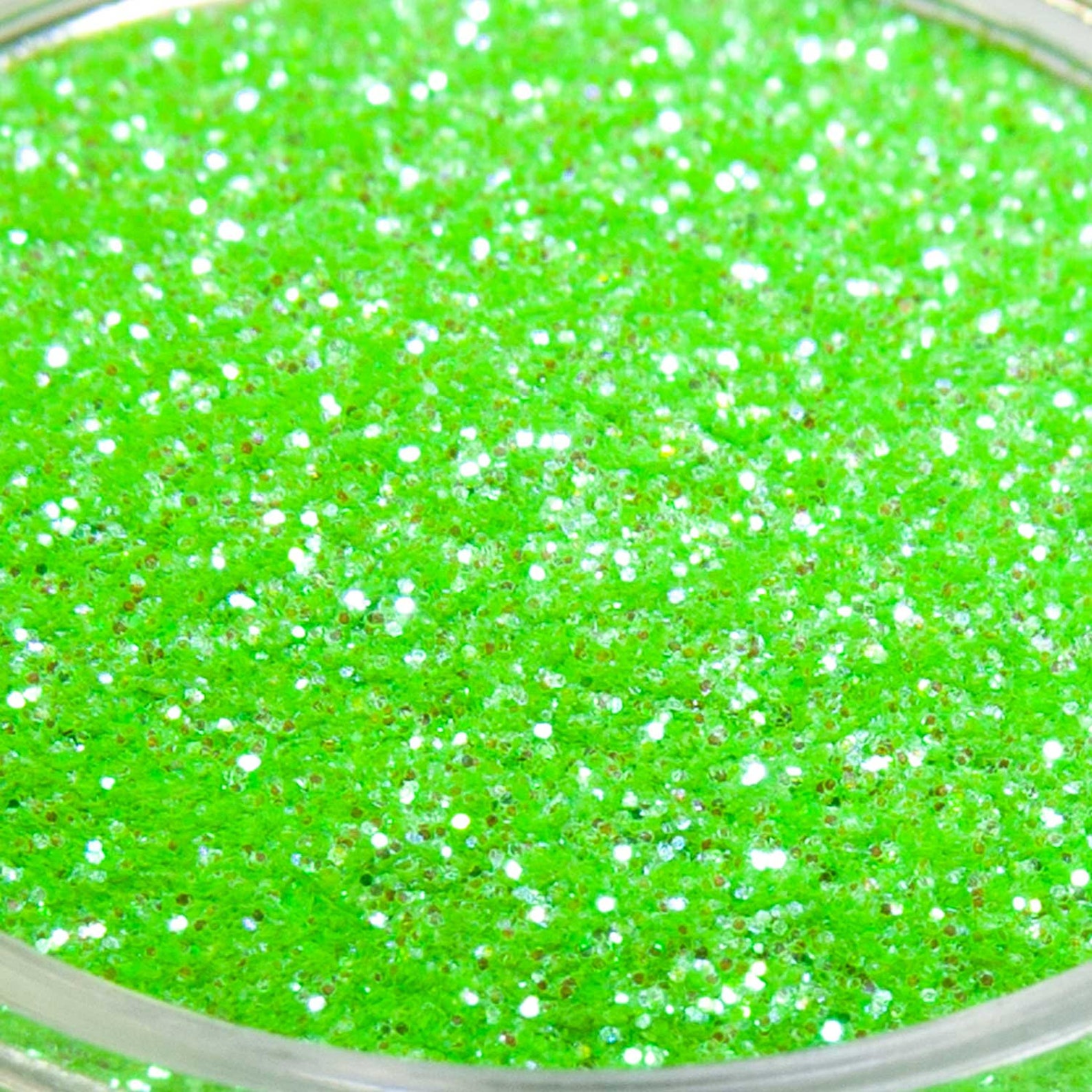 Lime Green Glitter in Extrafine Hex Cut Blacklight Etsy