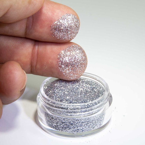 Silver Glitter, Loose Glitter for Tumblers, Glitter for Tattoos