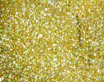Gold Prism Glitter, Extra-Fine Hex Cut