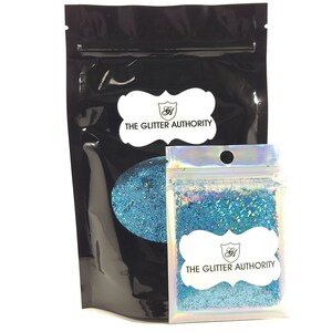 Blue Holographic Confetti Glitter Bars for Chunky Glitter Mixes, Slime, Resin Art and Custom Tumblers
