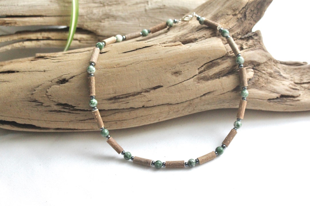 Hazelwood Necklaces Adult Hazelwood Necklace Moss Agate Etsy