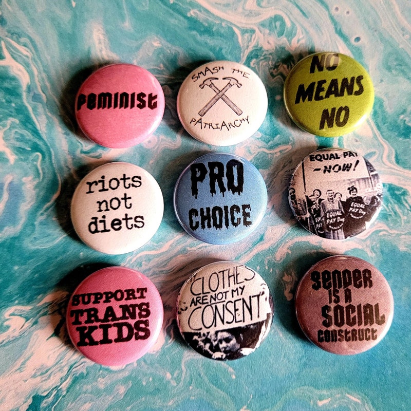 Feminist Buttons - Etsy