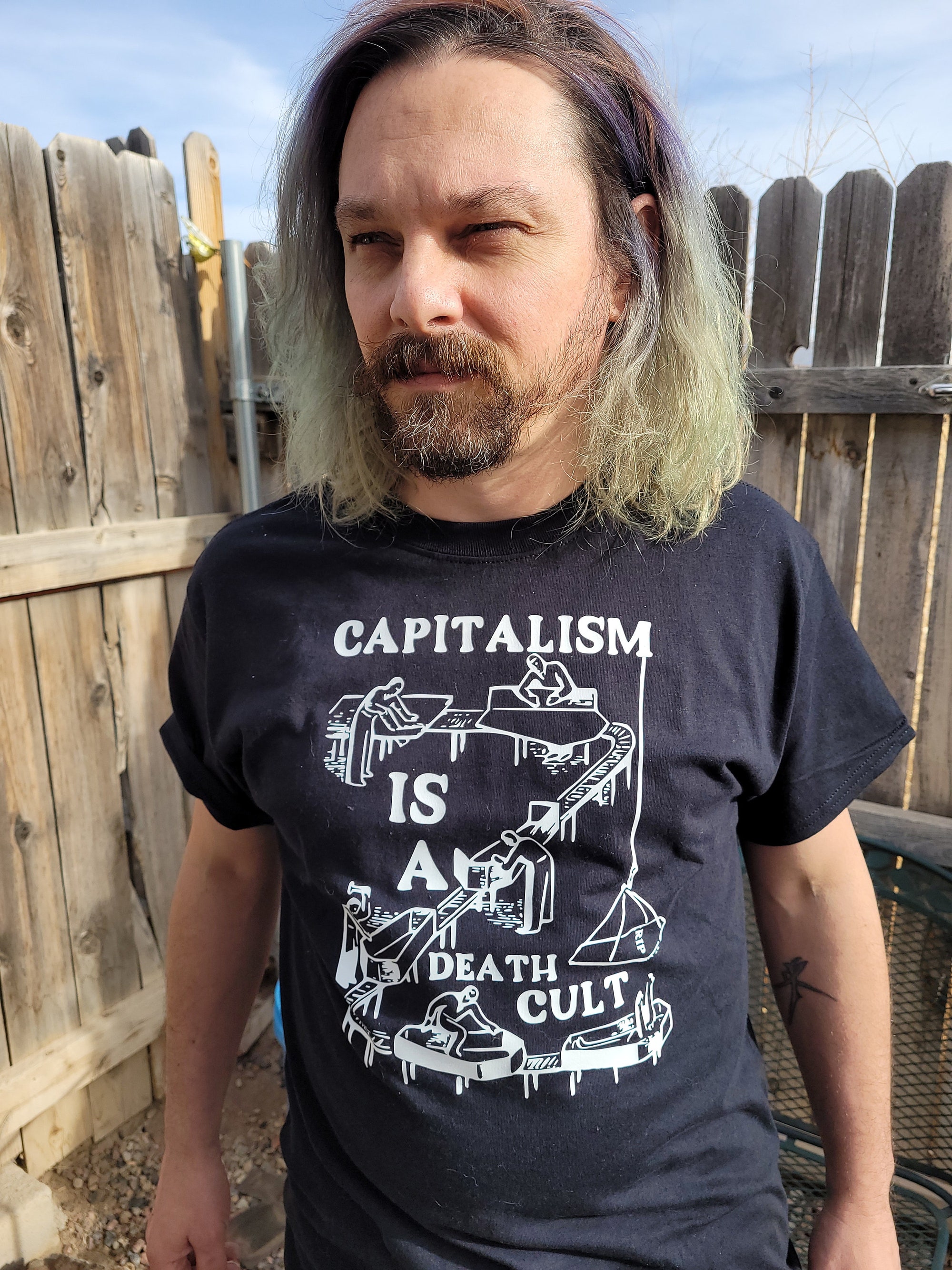 Discover Capitalism Is A Death Cult Unisex Adult T-Shirt