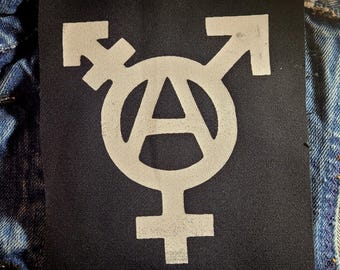 Trans Anarchy Cloth Patch