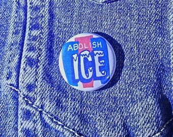 Abolish Ice Small Button