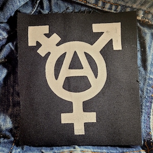 Trans Anarchy Cloth Patch