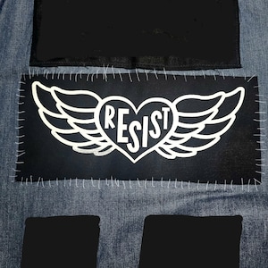 RESIST Banner Back Patch