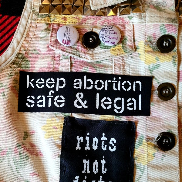 Keep Abortion Safe and Legal Cloth Patch