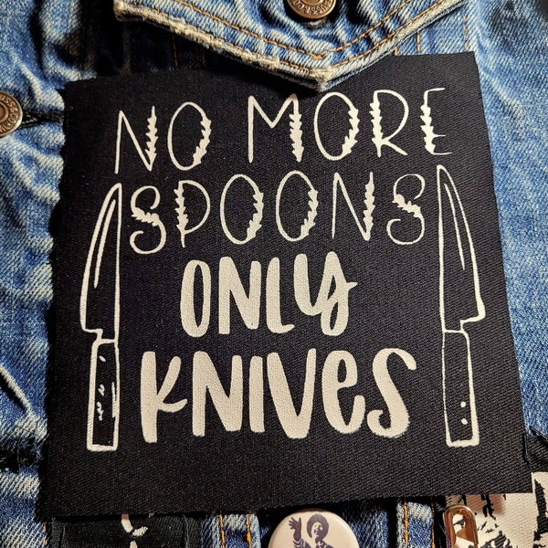 No Spoons Patch Etsy