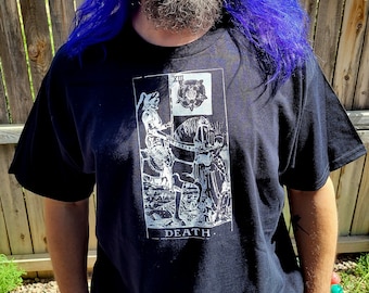 Death Tarot Card Unisex Adult T-Shirt - Made To Order