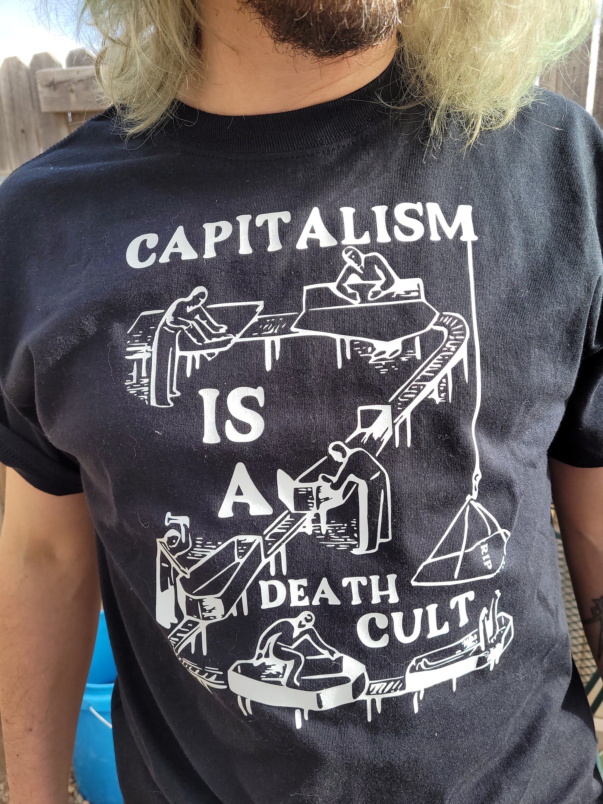 Discover Capitalism Is A Death Cult Unisex Adult T-Shirt