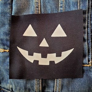 Jack-O-Lantern Cloth Patch