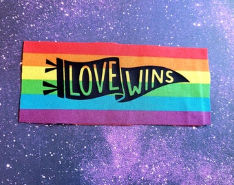 Rainbow Love Wins PRIDE patch